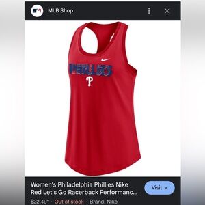 Nike Philadelphia Phillies tank top